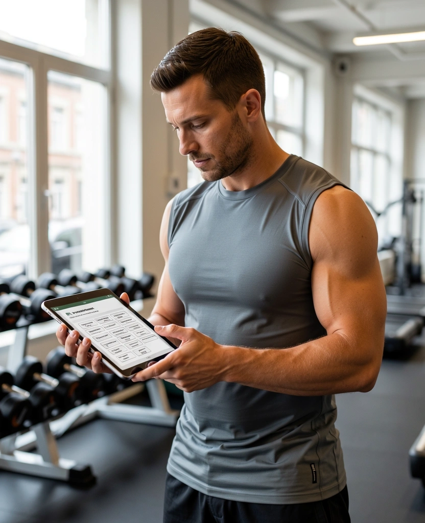 Coach Fitmannen préparant un programme